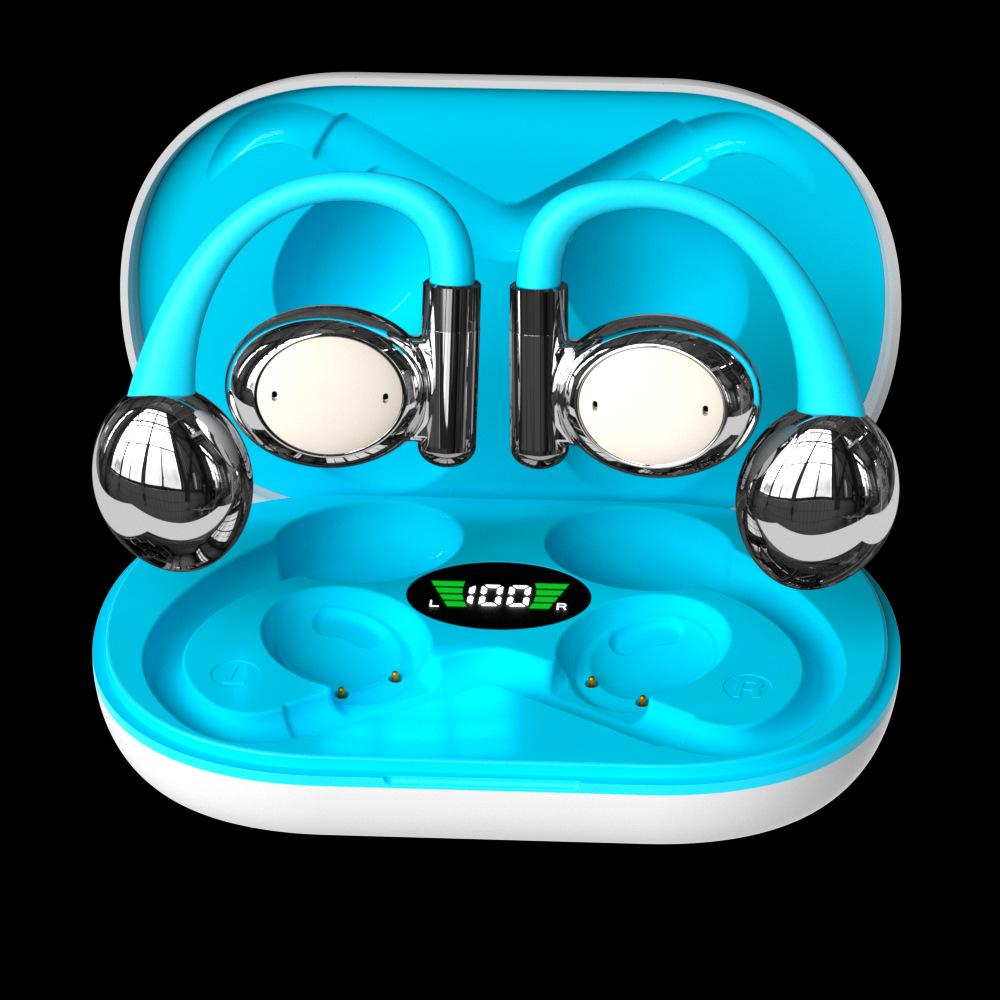 Intelligente Bluetooth-Sportkopfhörer mit Digitalanzeige, extrem langer Akkulaufzeit und Non-In-Ear-Ohrbügeldesign