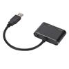 Video Adapter High-Speed 2-in-1 Definition Cord Converter Cable Dual-Output Multi-Display Adapters Parts Projection Laptop