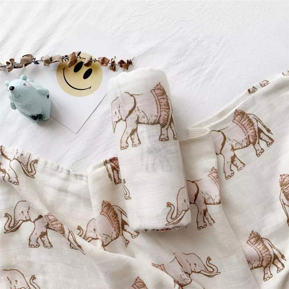 Swaddle Gauze Swaddle Baby Blanket Baby Nursing Cape Cotton Soft Baby Bath Towel Set of 3 Quick Dry Summer Newborn Baby Gift 100% 120110cm