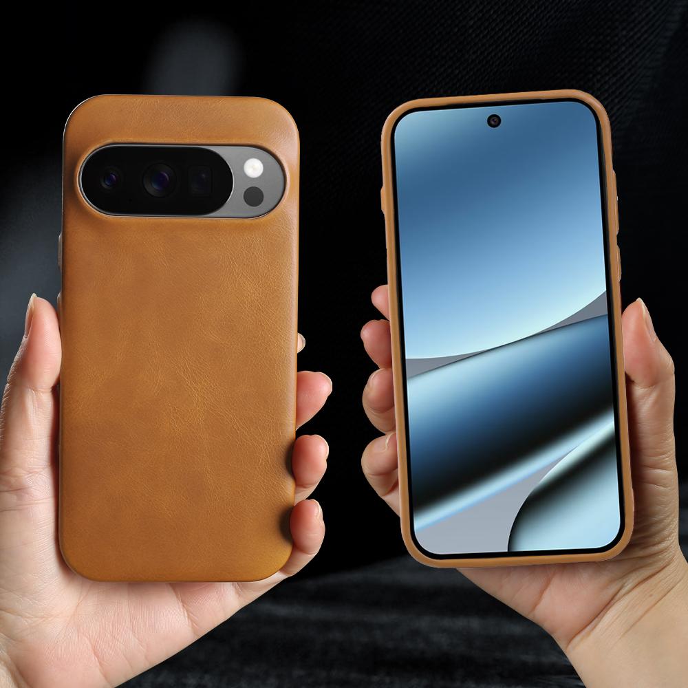 Oil Wax Genuine Leather Phone Case for Google Pixel 10A 10 9 11 Pro XL 9A 8 8A 7 7A 6 Pro Business Back Cover Cases Coque Funda