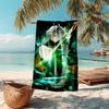 Beach Towel with Genshin Impact Characters3 Pattern - Soft,absorbent,machine Washable Lightweight&Modern,swimming,Travel Essentials