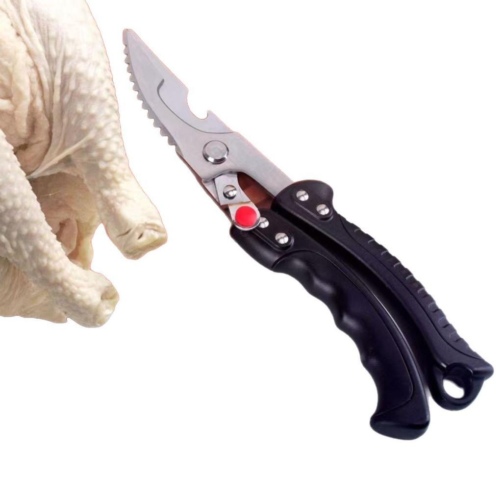 Kitchen Strong Stainless Steel Multi-Functional Bone Cutting Knives & Scissors