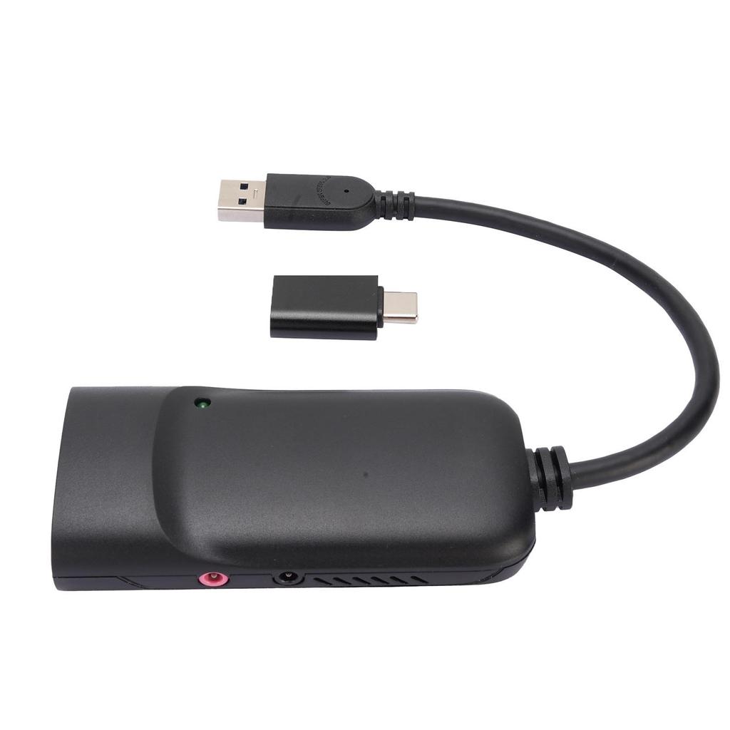 USB3.0 to High Definition Multimedia Interface 2K Adapter Pluggable o Output Microphone Input