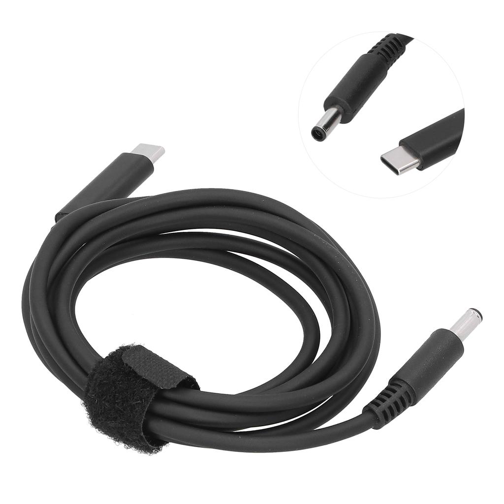 Charging Cable Type C to DC4.5x3.0MM Male Connector Power Adapter Cable Fit for Dell Laptop