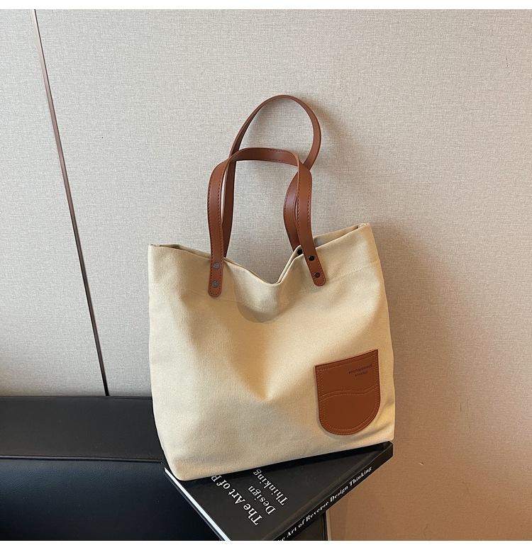 Large-capacity Tote Bag, Simple and Lightweight Shoulder Bag, Women's Autumn New Casual Shoulder Bag