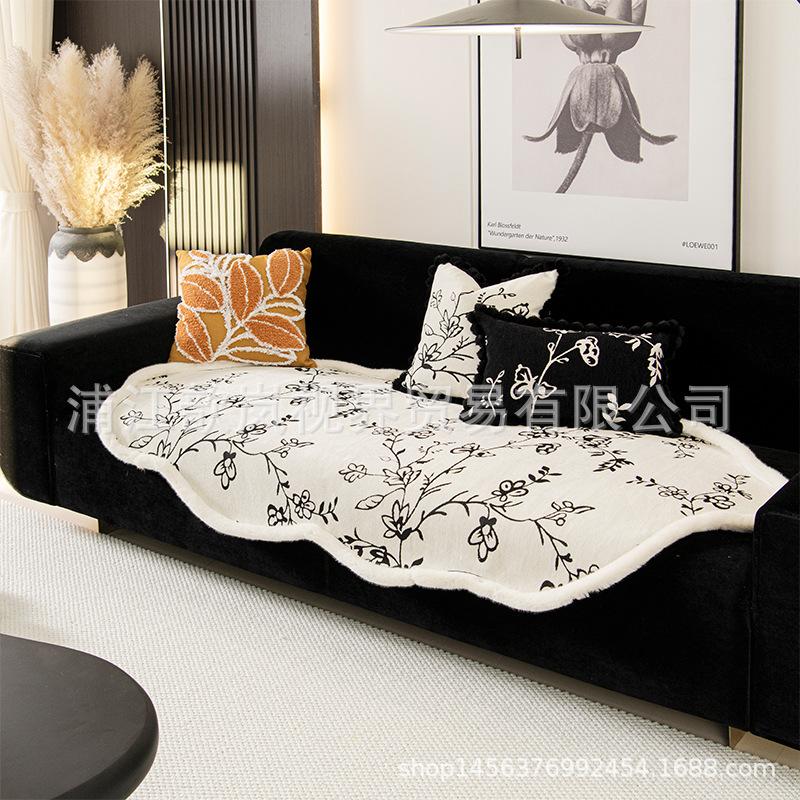 Irregular Special-Shaped Sofa Cushion Anti-Skid Seat Cushion In Autumn And Winter  New Qiandongge Sofa Cover Cover Cloth Towel