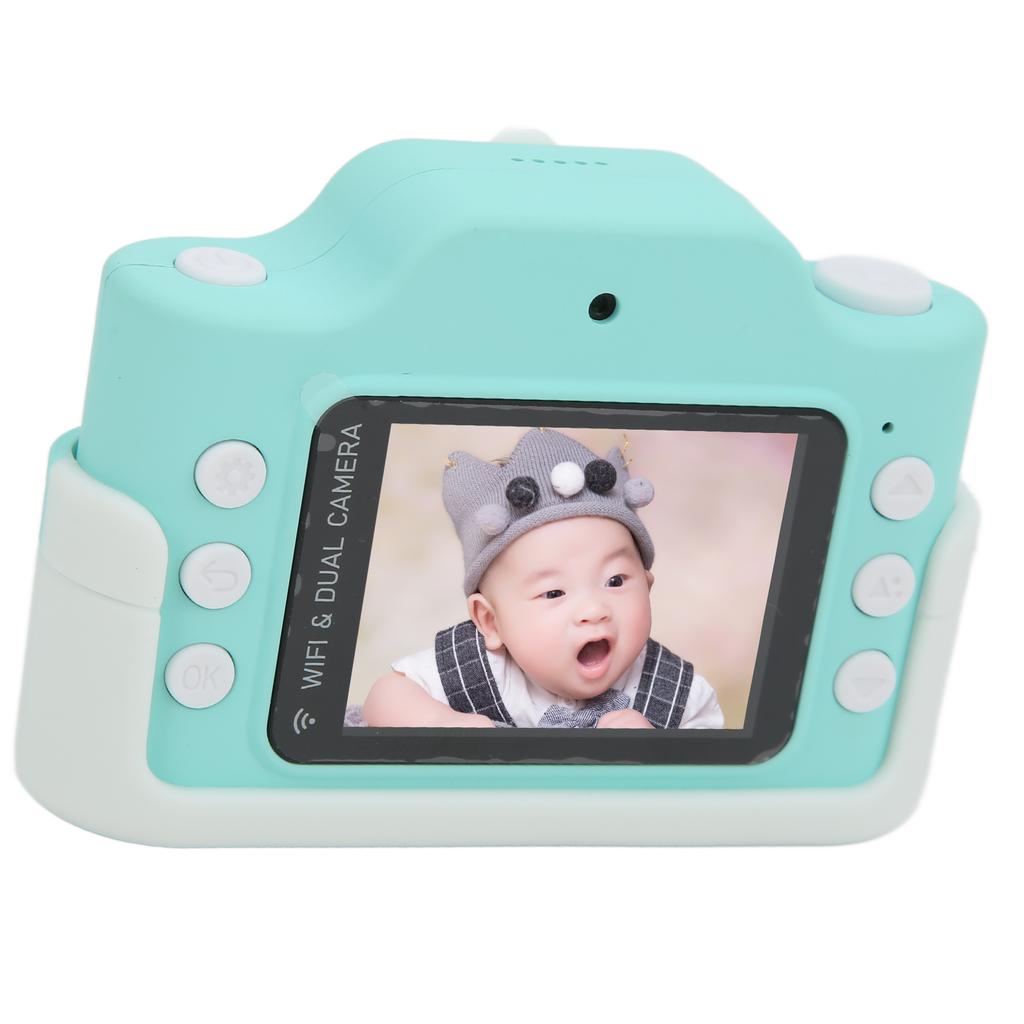 Kids Mini Digital Camera 2 Inch IPS Screen 24MP Dual Camera WIFI Cartoon Camera Video Recorder Toy Gifts