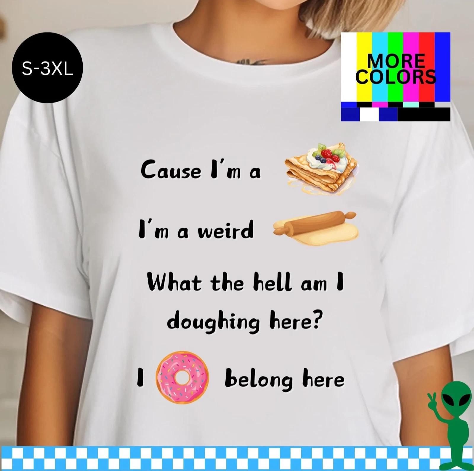 I m A Crepe Radiohead Creep Parody Shirt S-3XL Unisex Short-Sleeve M