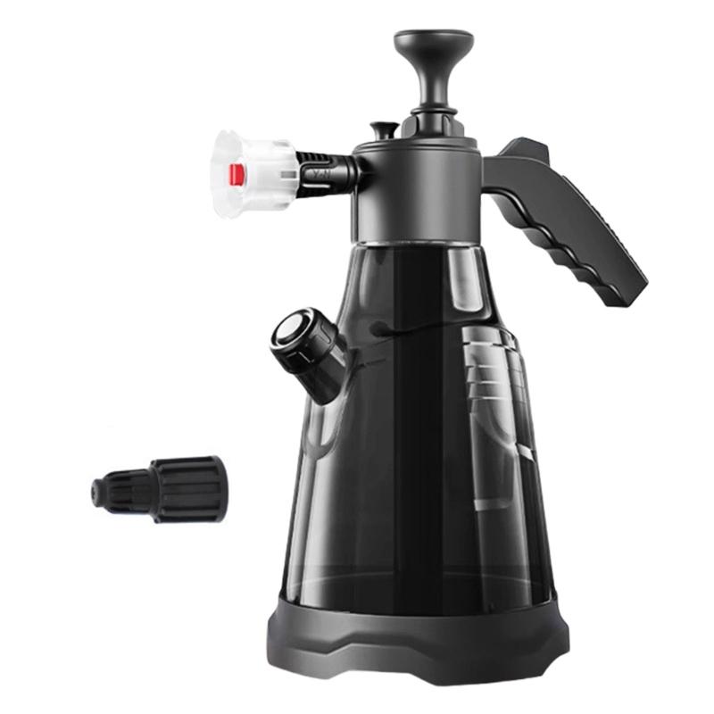 2 литра Бутылка-распылитель для мойки автомобиля Пенораспылитель Ручной насос Пенораспылитель Распылитель под давлением воздуха для автомобиля Бытовая уборка