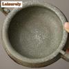 Antique Kiln Change Green Field Incense Stove Treasure Bowl Line Aromatherapy Furnace Consecrate Buddha Triangle Holder Ornament