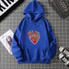2025 Love Fire Graphic Print Hoodie Pure Cotton High Quality Loose Shoulder Hooded Sweater Trend New Fashion Sweatshirt CYXX291