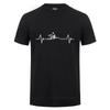 Heartbeat Of Rowing TShirt Men Male Fashion Short Sleeve Kayaking T Shirt Round Neck Cotton Funny Canoeing Tshirt Summer Tops