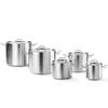 Tall Pot Kitchen Line With Lid , Diameter 280 X 220 H - Hendi 837405