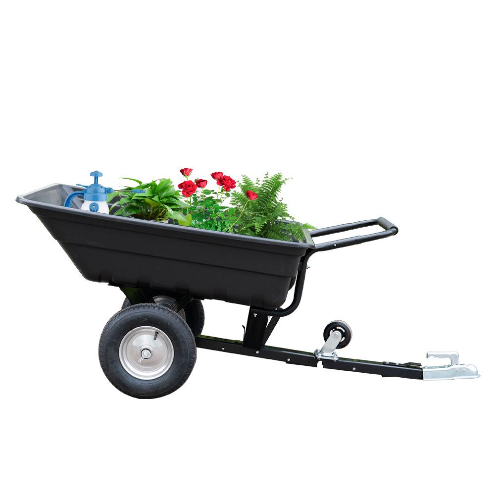 Lightweight Rear-Mounted ATV Off-Road Trailer Cart