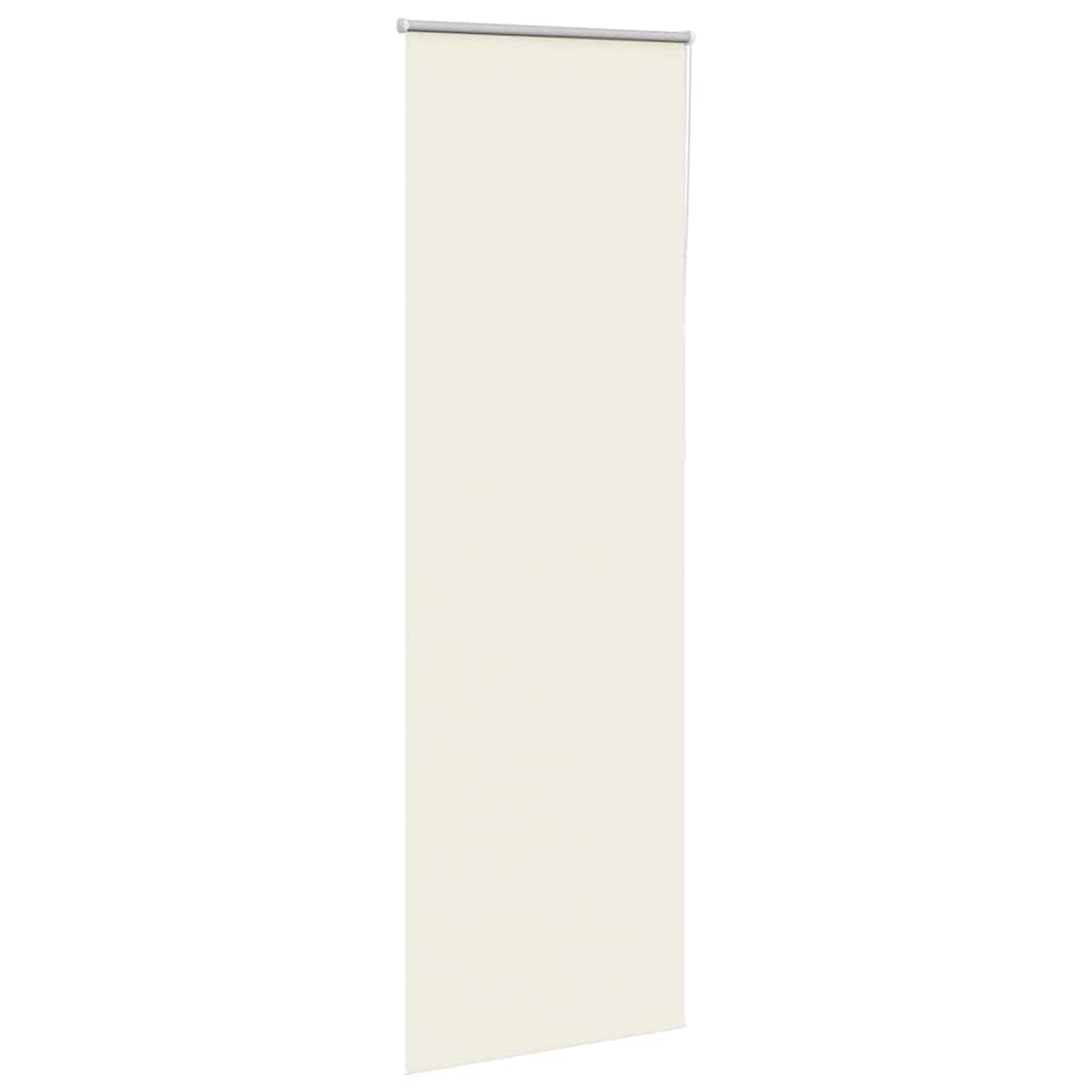 Blackout Roller Blind Off White 75X210 Cm Fabric Width