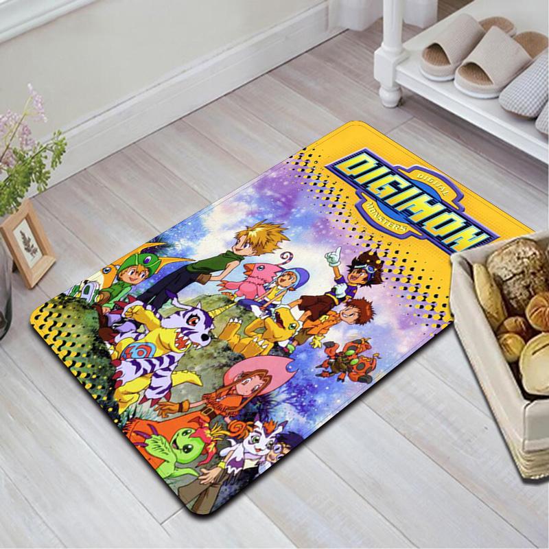 Digimon Rug Floor Mat for Living Room or Bedroom Soft and Comfortable Carpet a Gift for Birthday and Holiday.NFF0928513