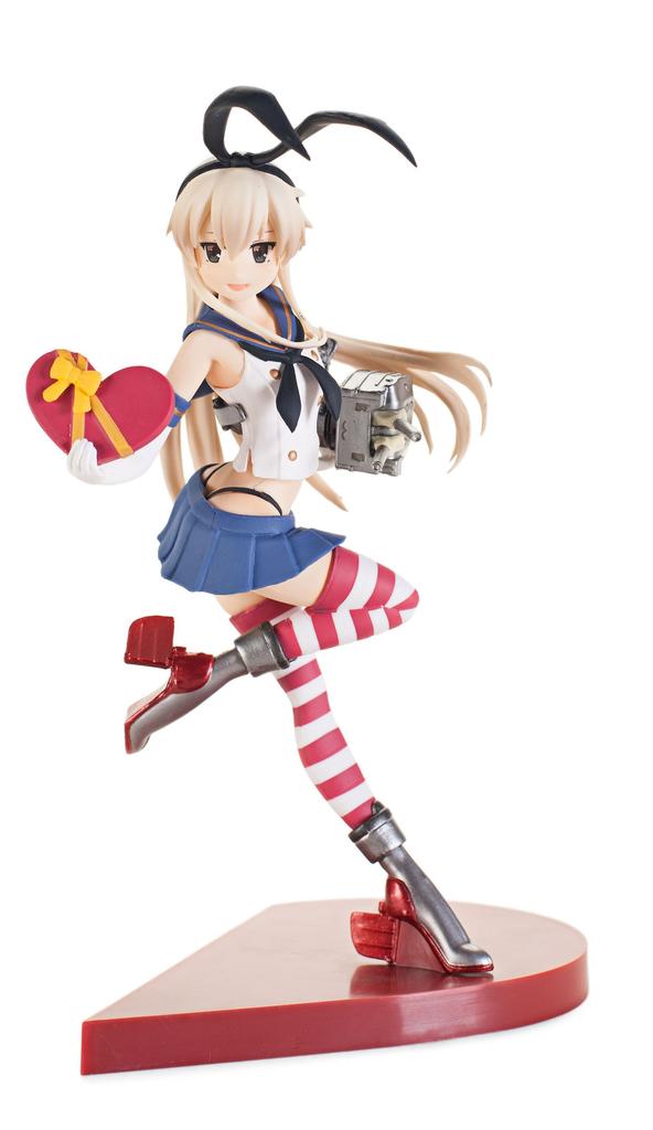 Kantai Collection Shimakaze Chica en Figura Shimakaze Artículo Único -KanColle- "Amor de Flota"