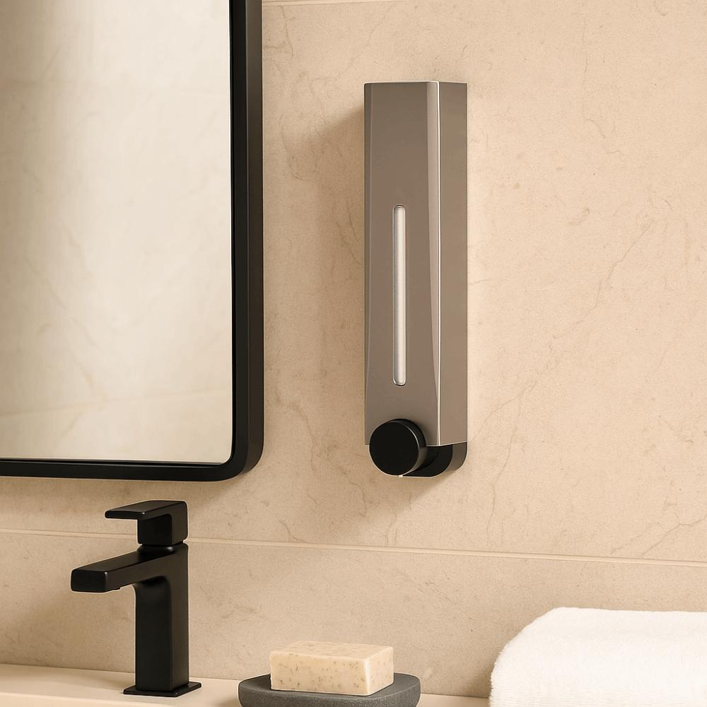 Touchless Shower Gel Dispenser Magnetic Wall Mount Dispenser Hand Sanitizer Holder  Shower