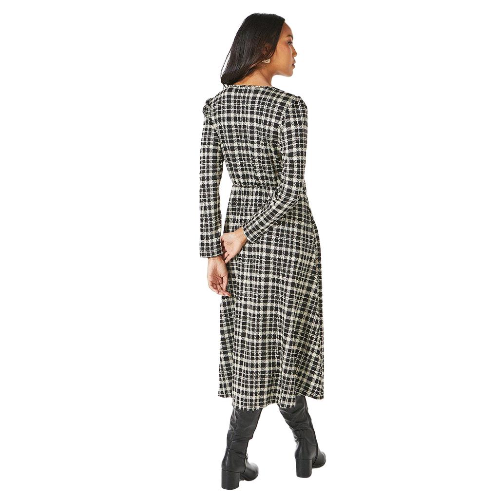 Principles Womens/Ladies Checked Jacquard Midi Dress