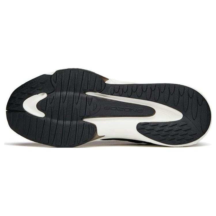 Anta Slip Resistant Abrasion Resistant Low top Running Shoes Men's Black Gray 112145587-8