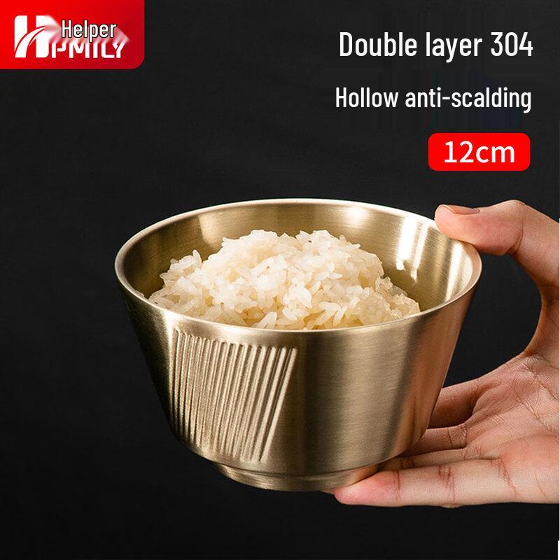 HPMILY 304 Stainless Steel Anti-Scald Bowl