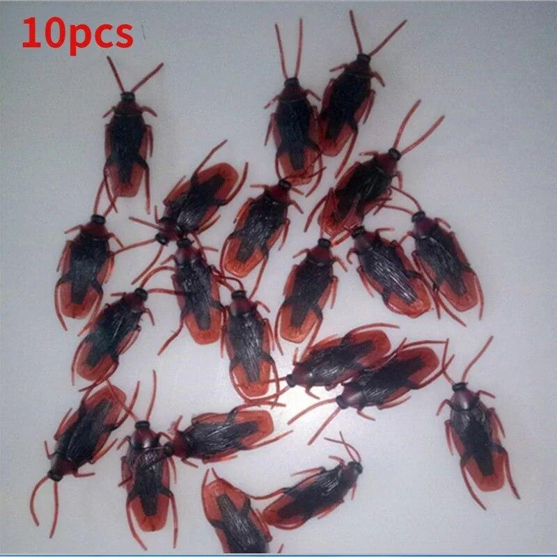 10pcs/lot Lifelike Simulation Fake Rubber Scorpion Gecko Centipede Cockroach Toy Prank Funny Trick Joke Toys