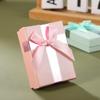 Scatola Regalo Piazze Qixi con Coperchio e Nastro a Fiocco per Conservare Gioielli