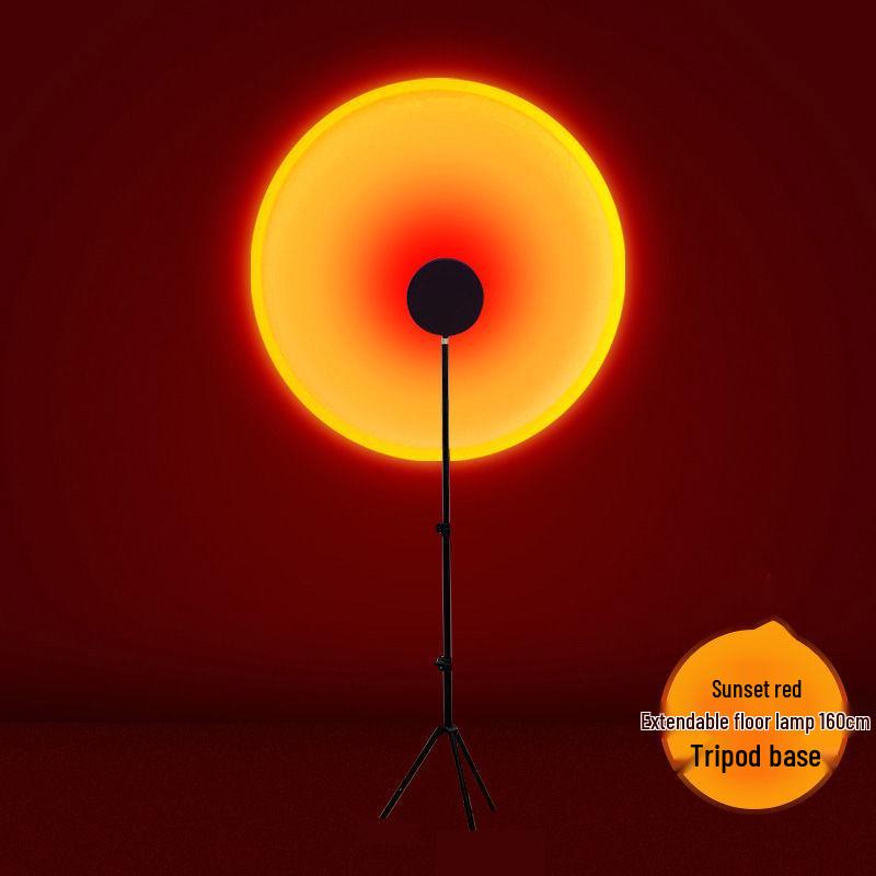Adjustable Sunset Floor Lamp for Bedrooms - Create a Twilight Atmosphere
