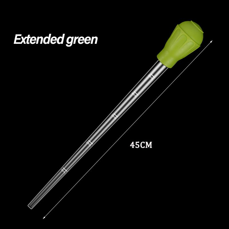 Manual Aquarium Gravel Cleaning Straw Fish Tank Water Changer Aquarium Clean Pipette Dropper Waste Remover with Extension Tube