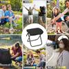 Portable Foldable Camping Stool Lightweight Outdoor Fishing Beach Seat Compact Folding Chair For Travel Picnic