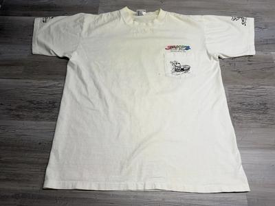 Vintage 1980s Salty Dog Surf Shop T-Shirt Daytona Beach Florida Souvenir Tee XL