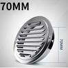 2pcs Stainless steel Exterior wall air outlet vent grille round duct cap air ventilation cover hole plug ventilation system