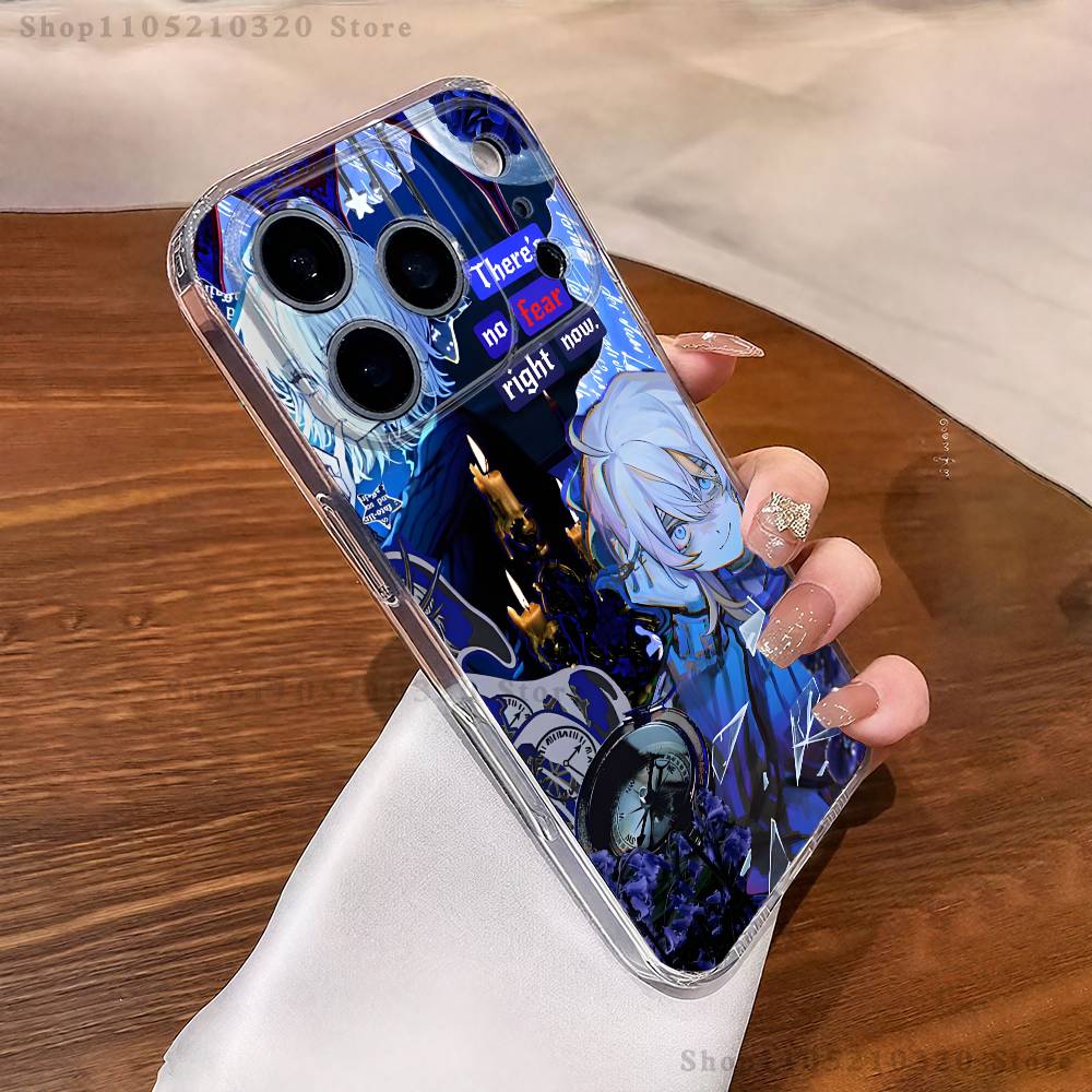 L-Limbus Company Game Phone Case For iPhone 17,16,15,14,13,12,11 Pro,Max,Plus,X,XS,XR,SE4,E Mini Transparent Soft Cover iPhone16