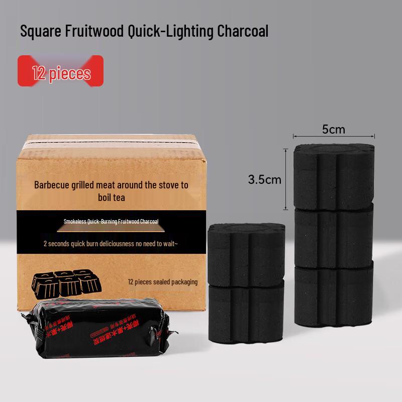 Maidekai Fast Burn Fruitwood BBQ Charcoal Squares