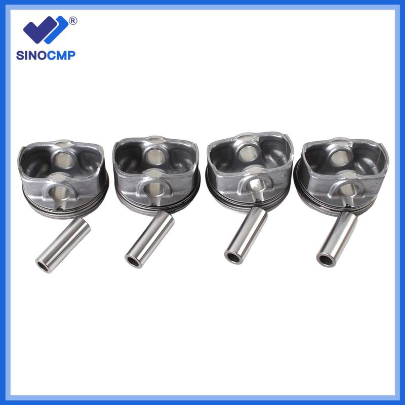 

4pcs 23041-2B600 23041-2B610 G4FD G4FJ Piston Rings kit +0.5 For 2012-2016 Hyundai Kia Accent Rio 1.6L DOHC Pistons Rings Parts