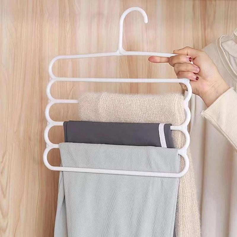 1 Multifunctional Pants Hanger, Room Decoration, Home Bedroom Decoration, Dress, Pants, Shoes, Jeans, Boots, Skirt, Bedroom, Home Storage