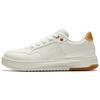 Bamboo Break Color Block Trendy Non-Slip Lightweight Low-Top Skate Shoes Men Sneaker White Yellow 112518012-1