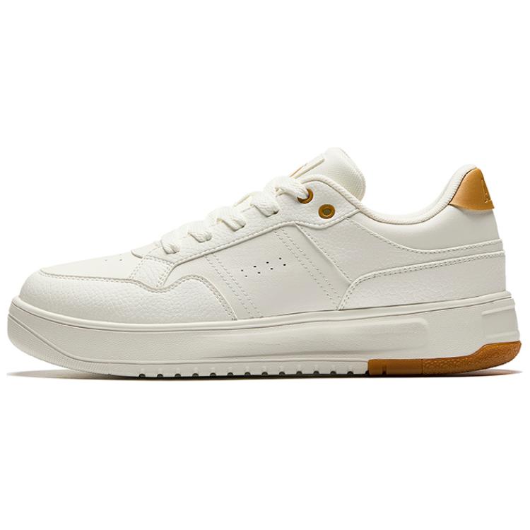 

Anta Bamboo Break Color Block Trendy Non-Slip Lightweight Low-Top Skate Shoes Men sneaker White Yellow 112518012-1 44