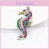 Marine Life Brooch Alloy Retro Seahorse Jewelry Accessory For Men And Women