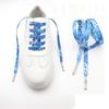 Flat Candy Color Gradient Shoe Laces Party Camping Boots Shoelace Canvas Strings Length 50Cm 80Cm 100Cm 120Cm Shoes Woman Men