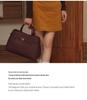 Retro semišová crossbody taška tote a aktovka cez rameno s veľkou kapacitou