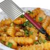 Stainless Steel Potato Chip Vegetable Crinkle Cutter Blade Slicer Wave Knife