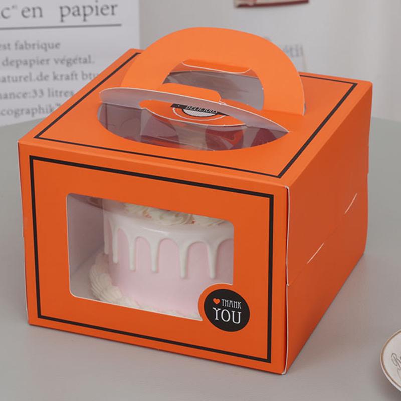 Portable European Transparent Birthday Cake Boxes