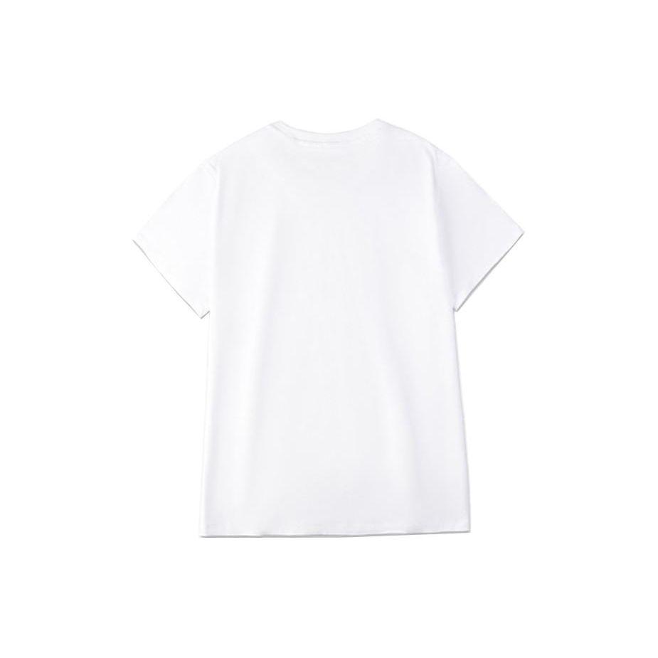 Li-Ning Comfortable Letter Round Neck Pullover Short Sleeve T-Shirt Men Tops White AHSU867-2