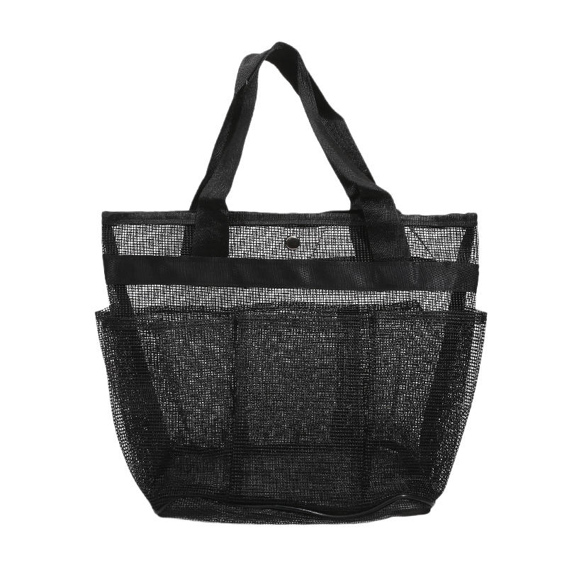 Mesh Shower Bag Hanging Toiletry Bag Portable Wash Bag Quick Dry Cosmetic Bag Shower Organizer for Bathroom Dorms Beach Camping