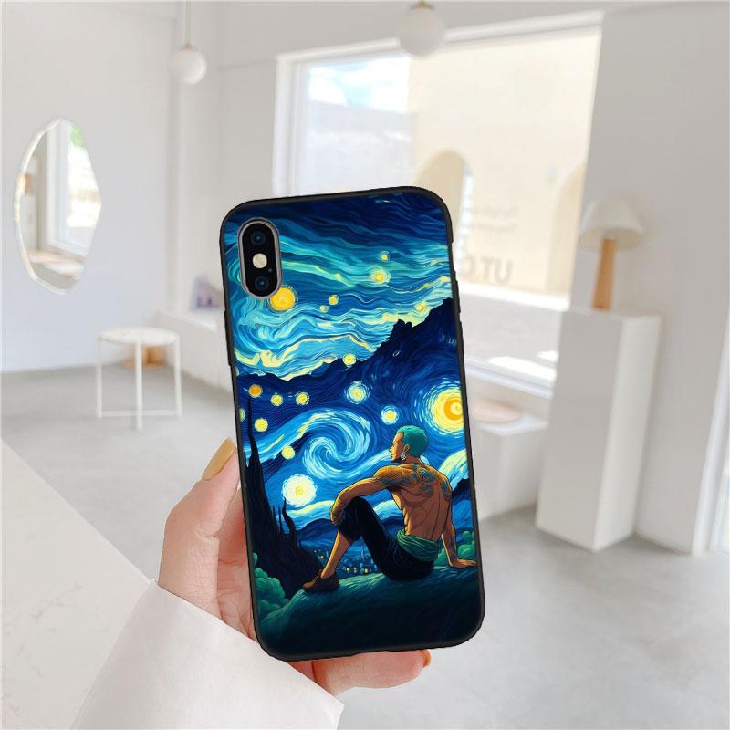 FM50 Zoro One Piece Soft Shell Phone Case for Samsung Galaxy S20 S21 S22 Ultra FE + Plus A21S A22 A24 A25 A26 A30 A30S A31