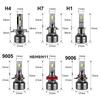 HQ 2PCS LED Car Headlight 12V 30W H7/H4/H1 9005/HB3/H10 9006/HB4 9007/HB5 9004/HB1 Car Headlight Light Bulb Canbus Led Lamp