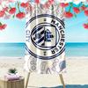 Man City Print Beach Towel, Large Soft Quick Dry Towel for Beach Camping Swimming