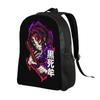 Demon Slayers Backpack for Women Men Waterproof College School Kokushibo Bag Printing Bookbag