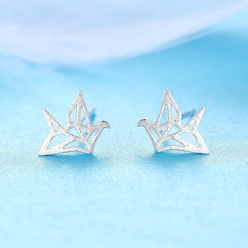 56 Types 925 Silver Zircon Puzzle Star Animal Geometric Stud Earrings for Women Fine Jewelry Minimalist Accessories